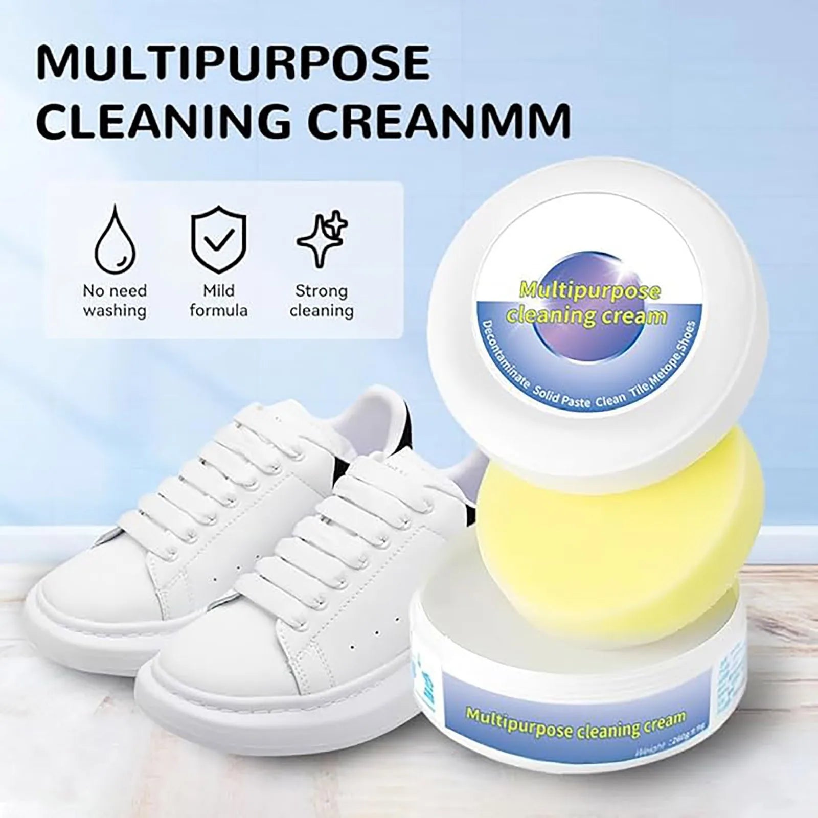 Crema Limpiadora de Zapatillas