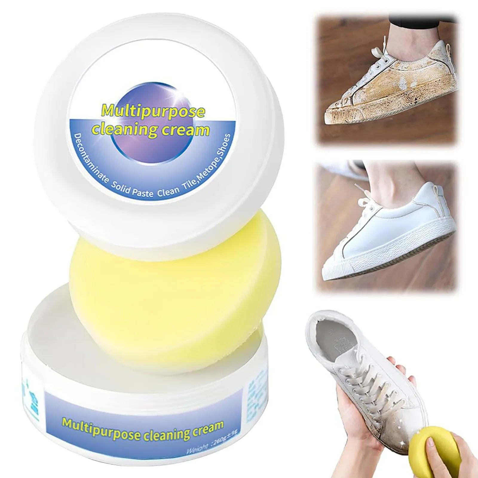 Crema Limpiadora de Zapatillas