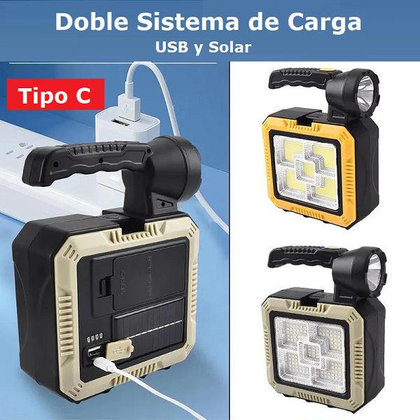 Linterna Multifuncional Portátil con Kit de Herramientas