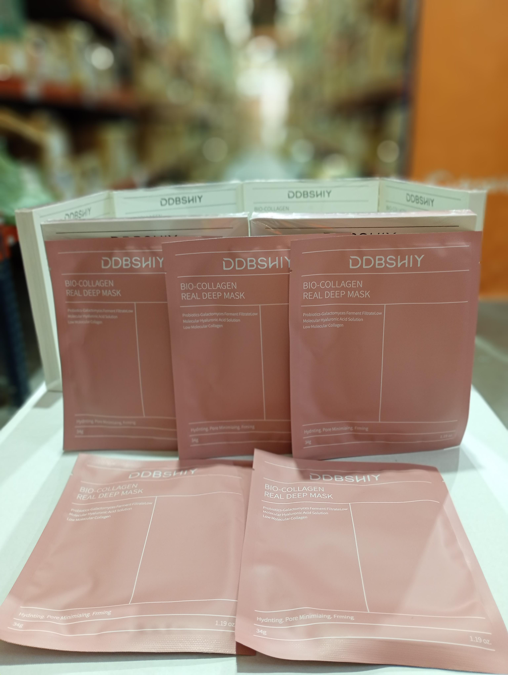 Mascarilla Facial Hidratante de Colágeno