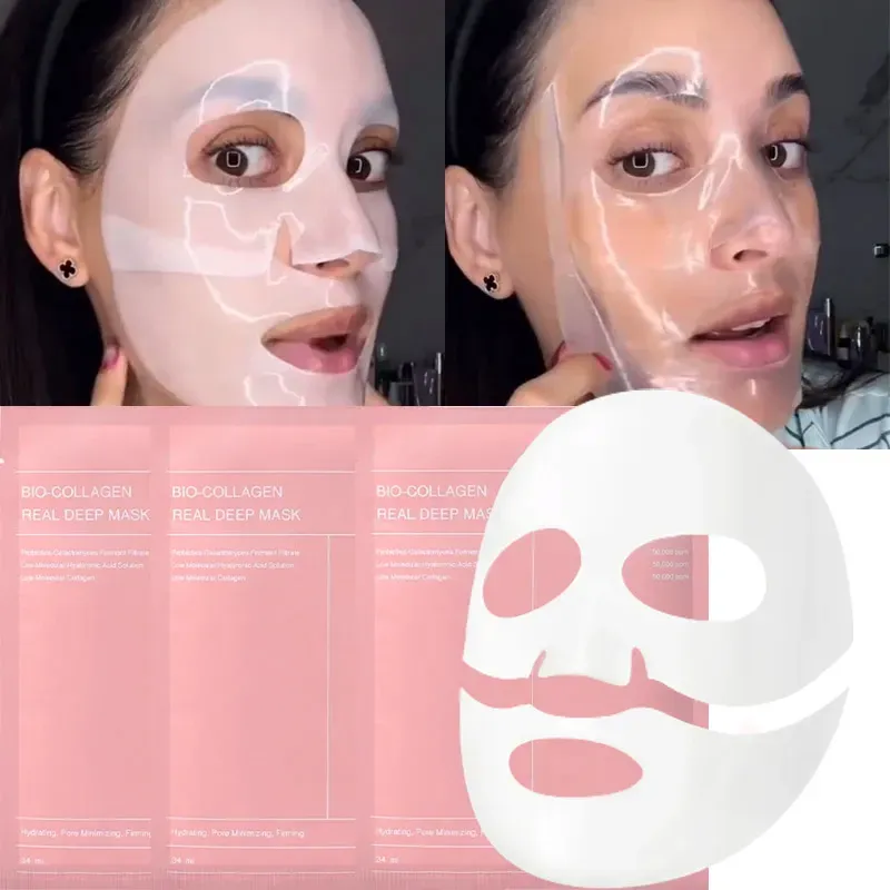 Mascarilla Facial Hidratante de Colágeno